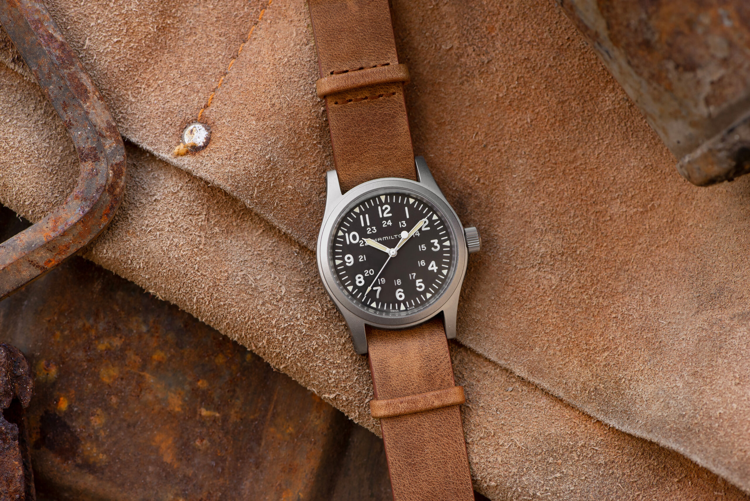 The hamilton discount khaki field mechanical