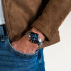 Hamilton Ventura Blue Chrono Quartz H24432141