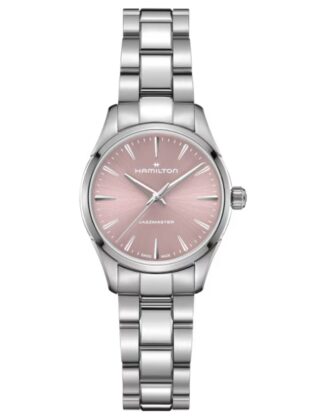 Hamilton Jazzmaster Quartz 32 mm carátula rosa para dama