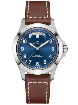 Hamilton Khaki Field King Day-Date 40 mm H64475540 carátula azul