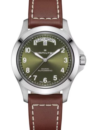 Hamilton Khaki Field King Day-Date 40 mm H64475560 carátula verde